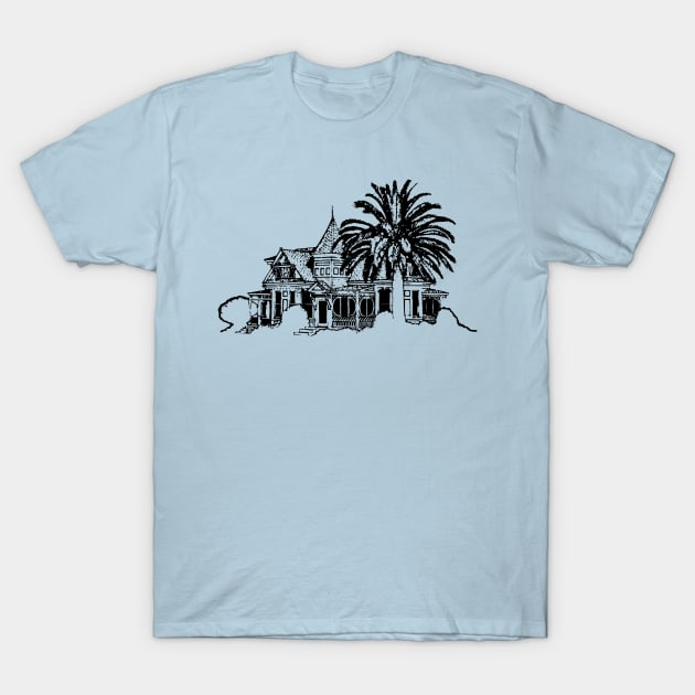 Victorian house T-Shirt by 1-900-SLEEZE